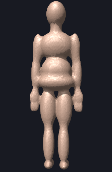 Sovereign native still: dense atlas skin, per-part color, Blinn-Phong specular, baked sun shadows, SSAA