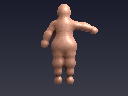 skinned SDF body wave