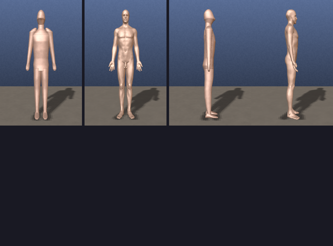 ours vs oracle, front and side