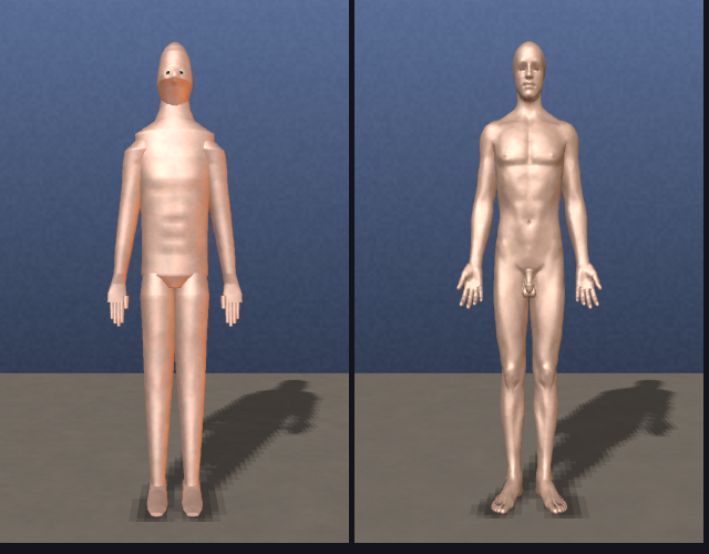 ours with subsurface skin vs the oracle