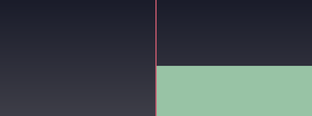 Side by side comparison: on the left the old culling path renders an empty background with no floor at all; on the right the new clipping path renders the green floor filling the lower half of the frame