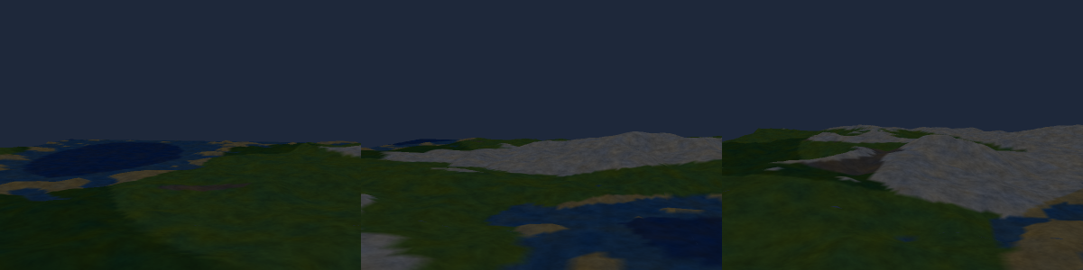three stations of the streaming journey: lowlands, coastal ranges, alpine snowfields